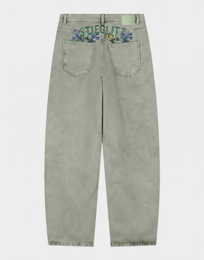 Benito Balloon Jeans | Green