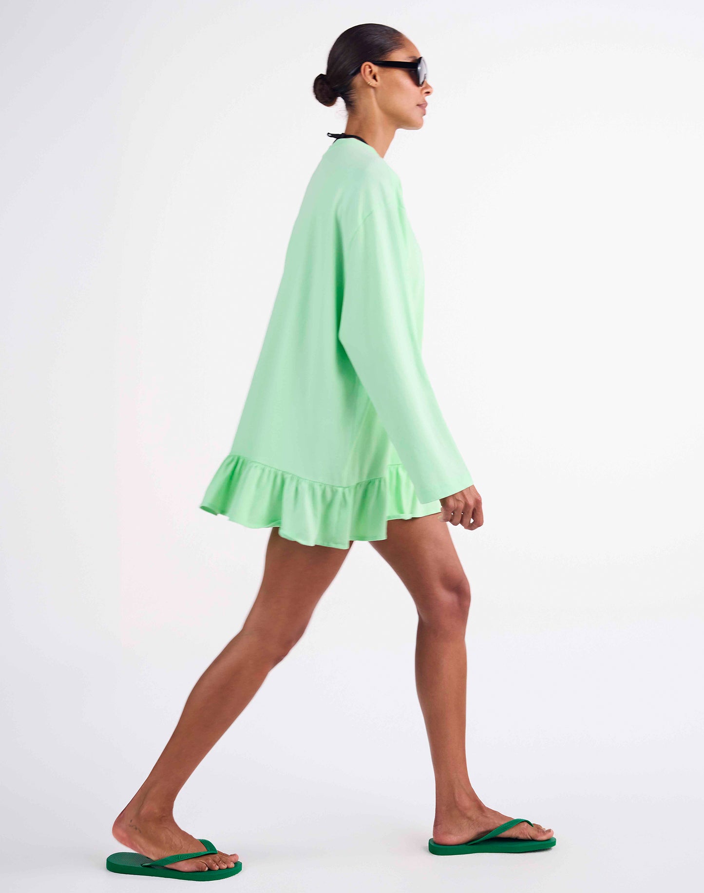 Brisa Wide Skate Longsleeve | Green