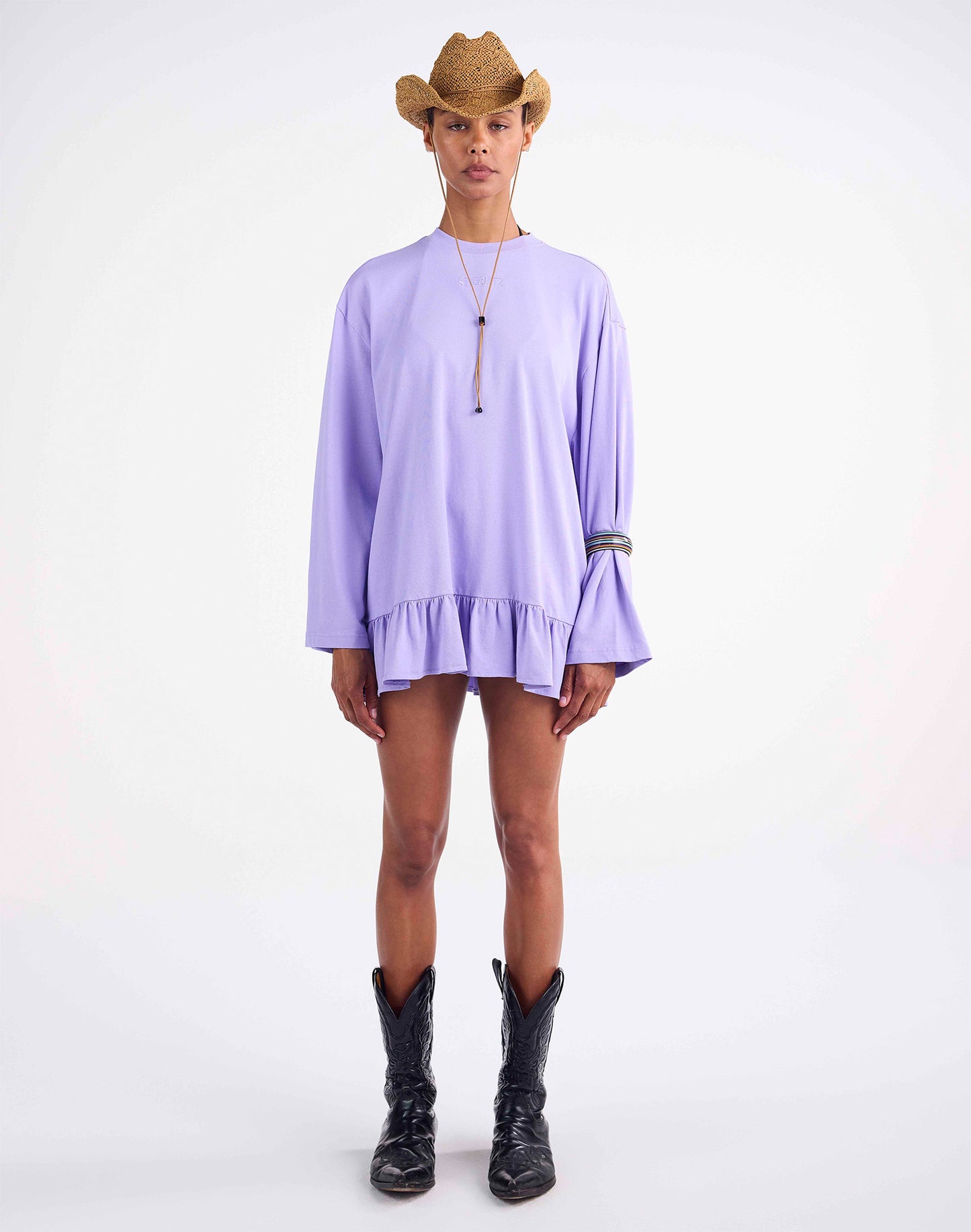 Brisa Wide Skate Longsleeve | Purple