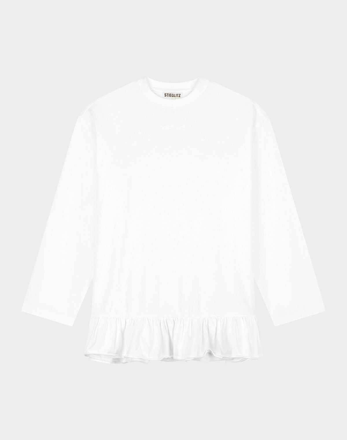Brisa Wide Skate Longsleeve | White