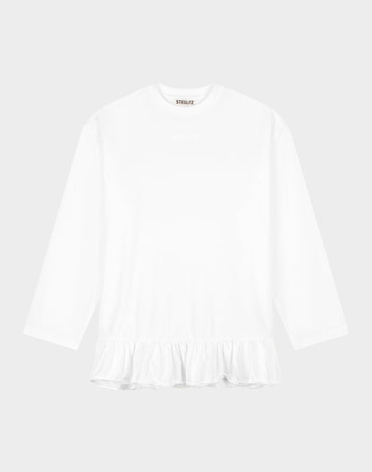 Brisa Wide Skate Longsleeve | White
