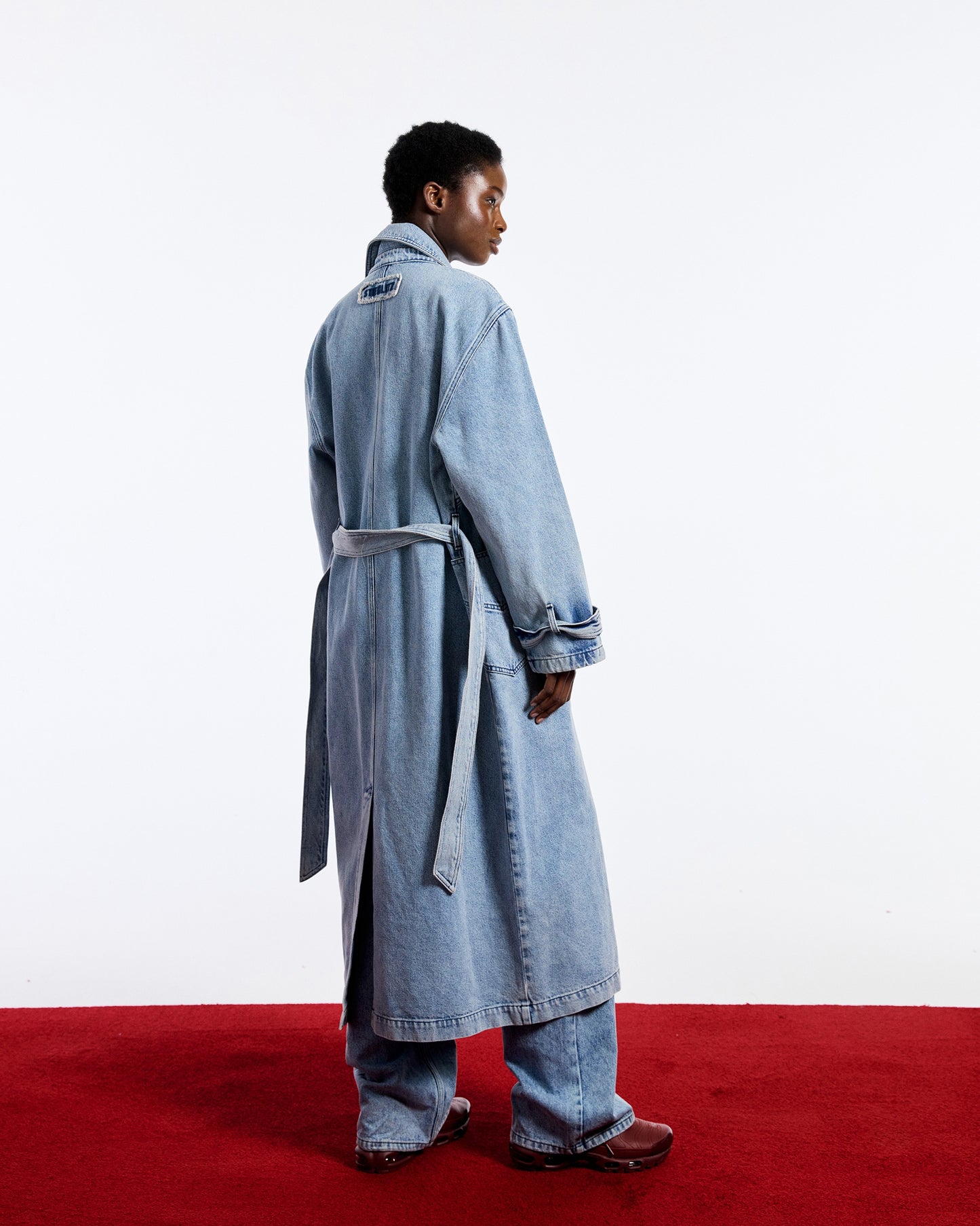 Caz Denim Trenchcoat | Blue