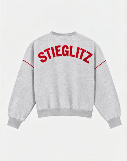 Como Oversized sweater | Melange grey