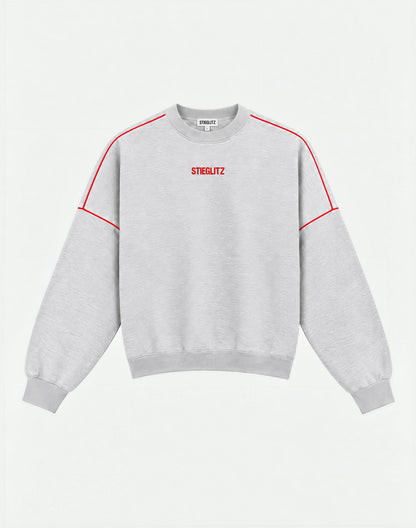 Como Oversized sweater | Melange grey
