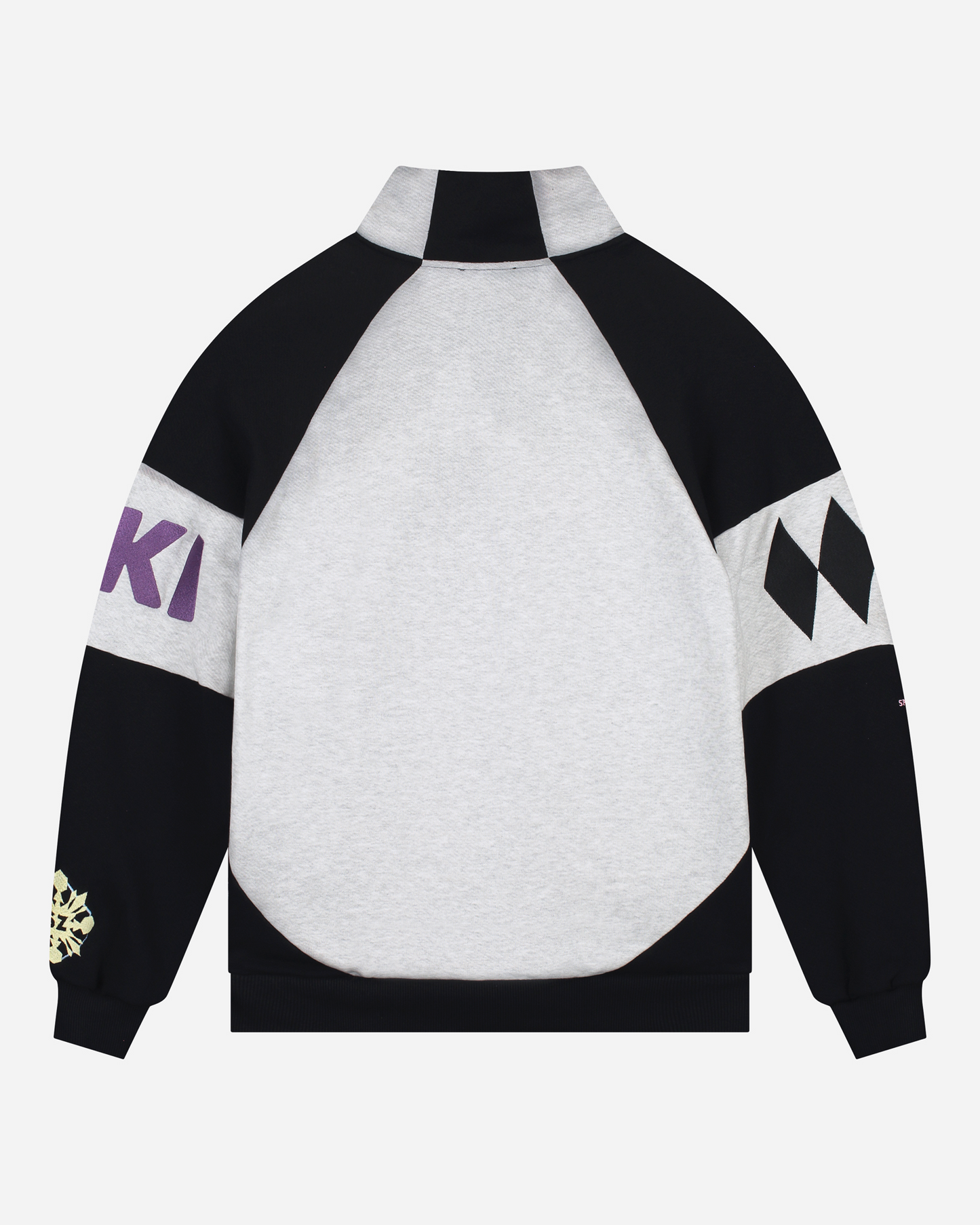 Carli Zip Up Sweater | Melange grey