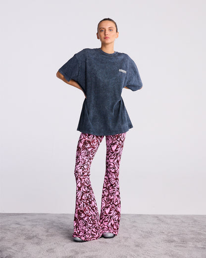 Chaline Flared Legging | Pink