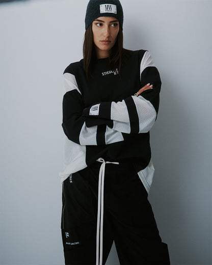 Charlotte Wide Skate Longsleeve | Black