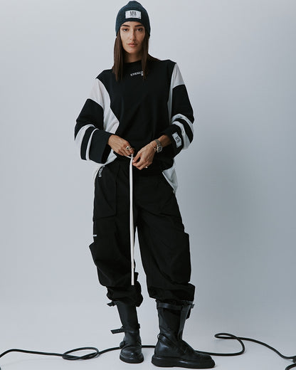 Charlotte Wide Skate Longsleeve | Black