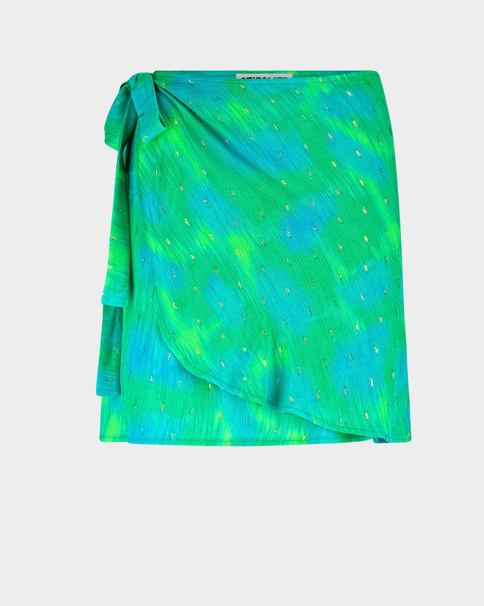 Cheryl Wrap Skirt – Green & Pink | Stieglitz - STIEGLITZ