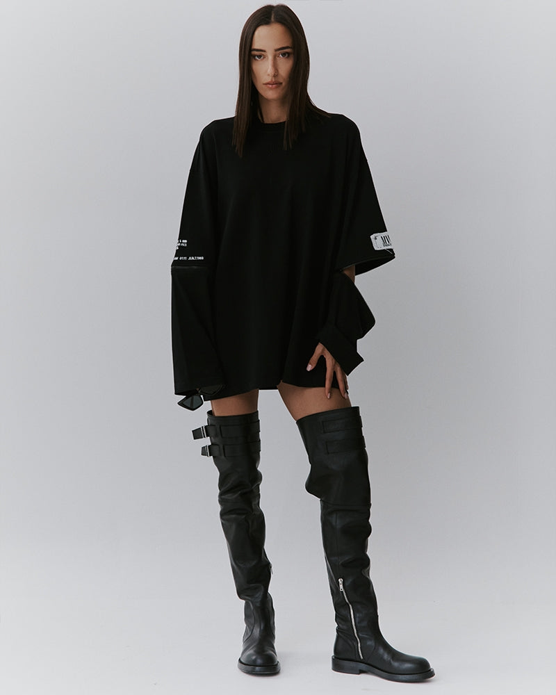 Chayenne Wide Skate Longsleeve | Black