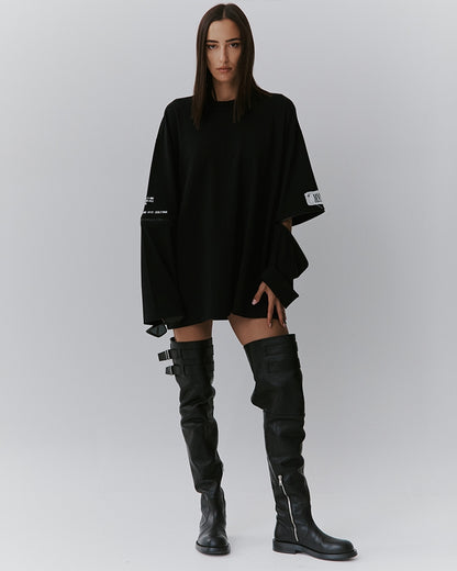 Chayenne Wide Skate Longsleeve | Black