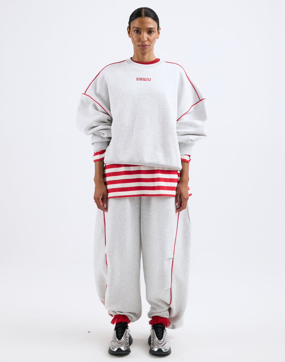 Janita Wide Skate Longsleeve | Red