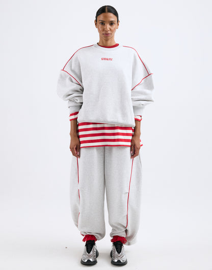 Janita Wide Skate Longsleeve | Red