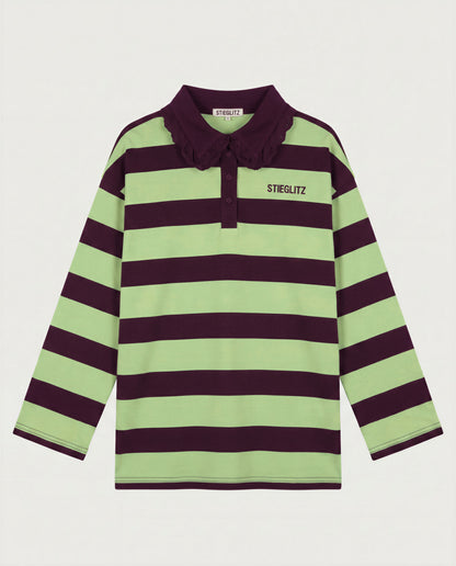 Danila Polo Wide Longsleeve | Green