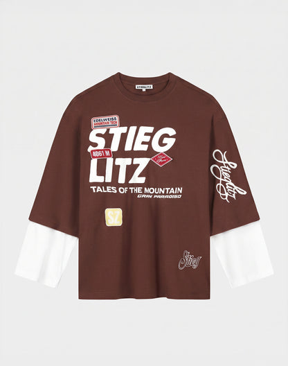 Daria Skate Double Longsleeve | Brown