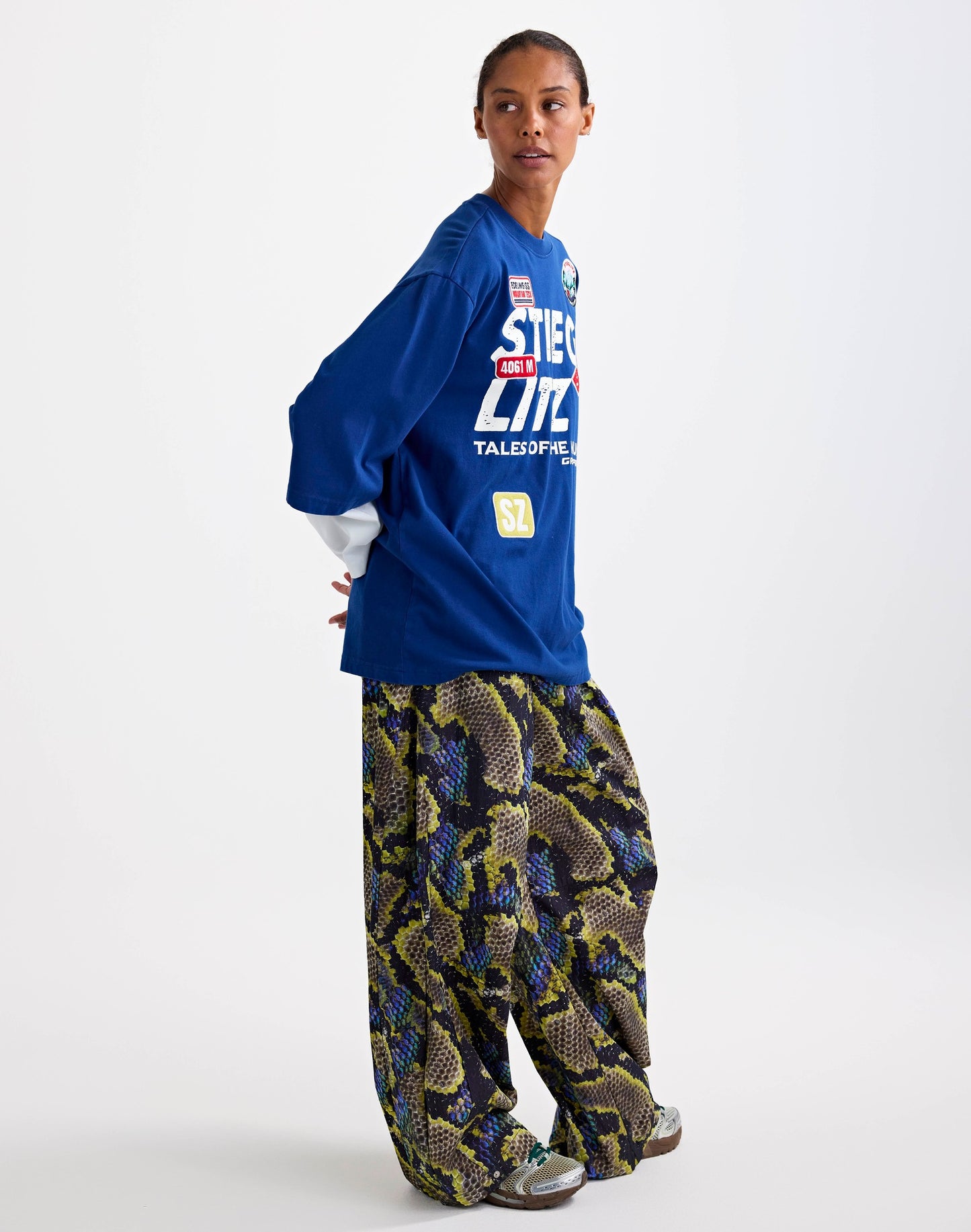 Daria Skate Double Longsleeve | Blue