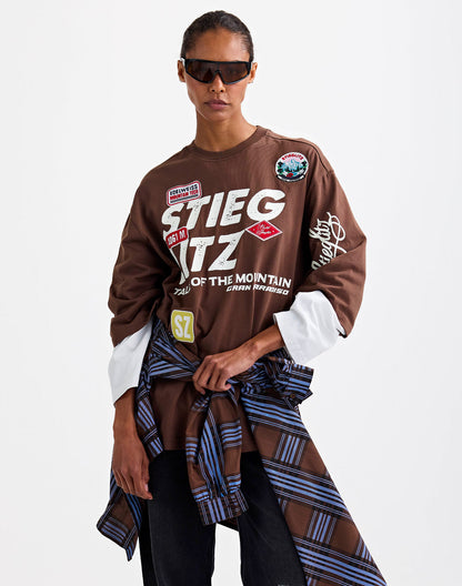 Daria Skate Double Longsleeve | Brown
