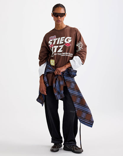 Daria Skate Double Longsleeve | Brown