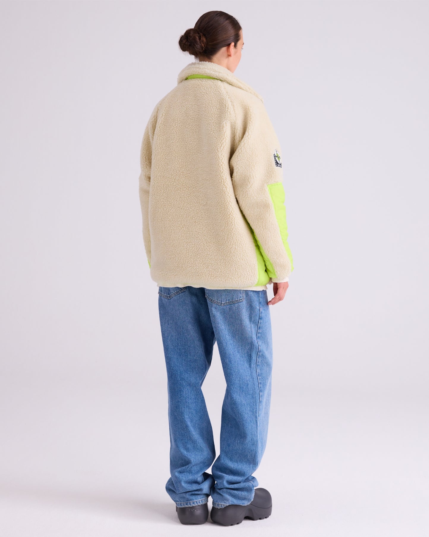Devante Teddy Jacket | Beige