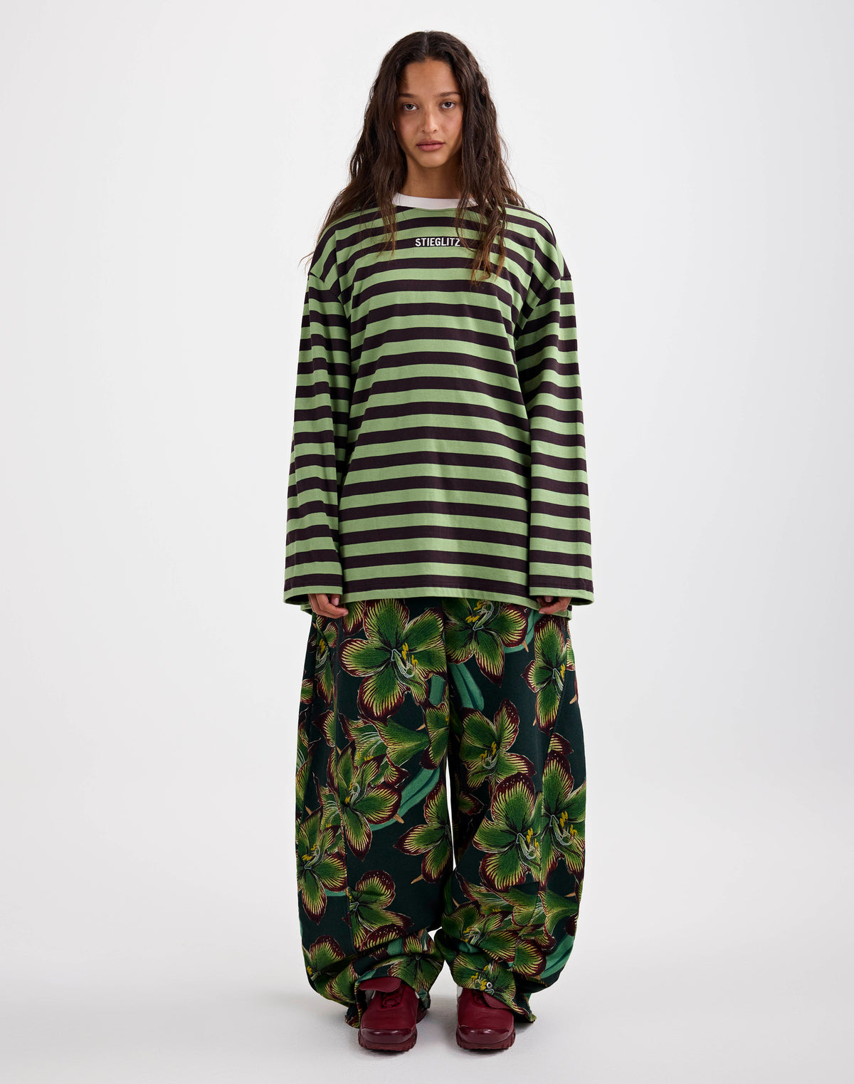 Donna Wide Skate Longsleeve | Green