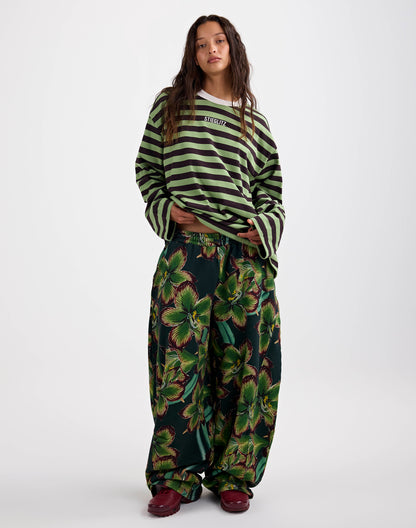 Donna Wide Skate Longsleeve | Green