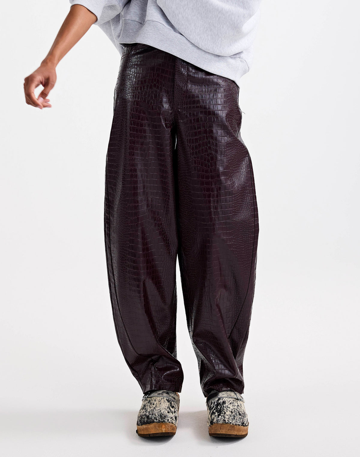 Draco Balloon Pants | Burgundy