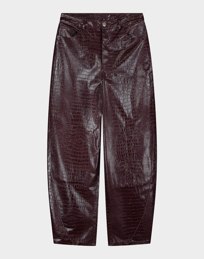 Draco Balloon Pants | Burgundy