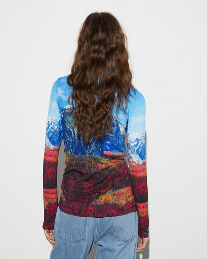 Dusa Longsleeve Top | Blue