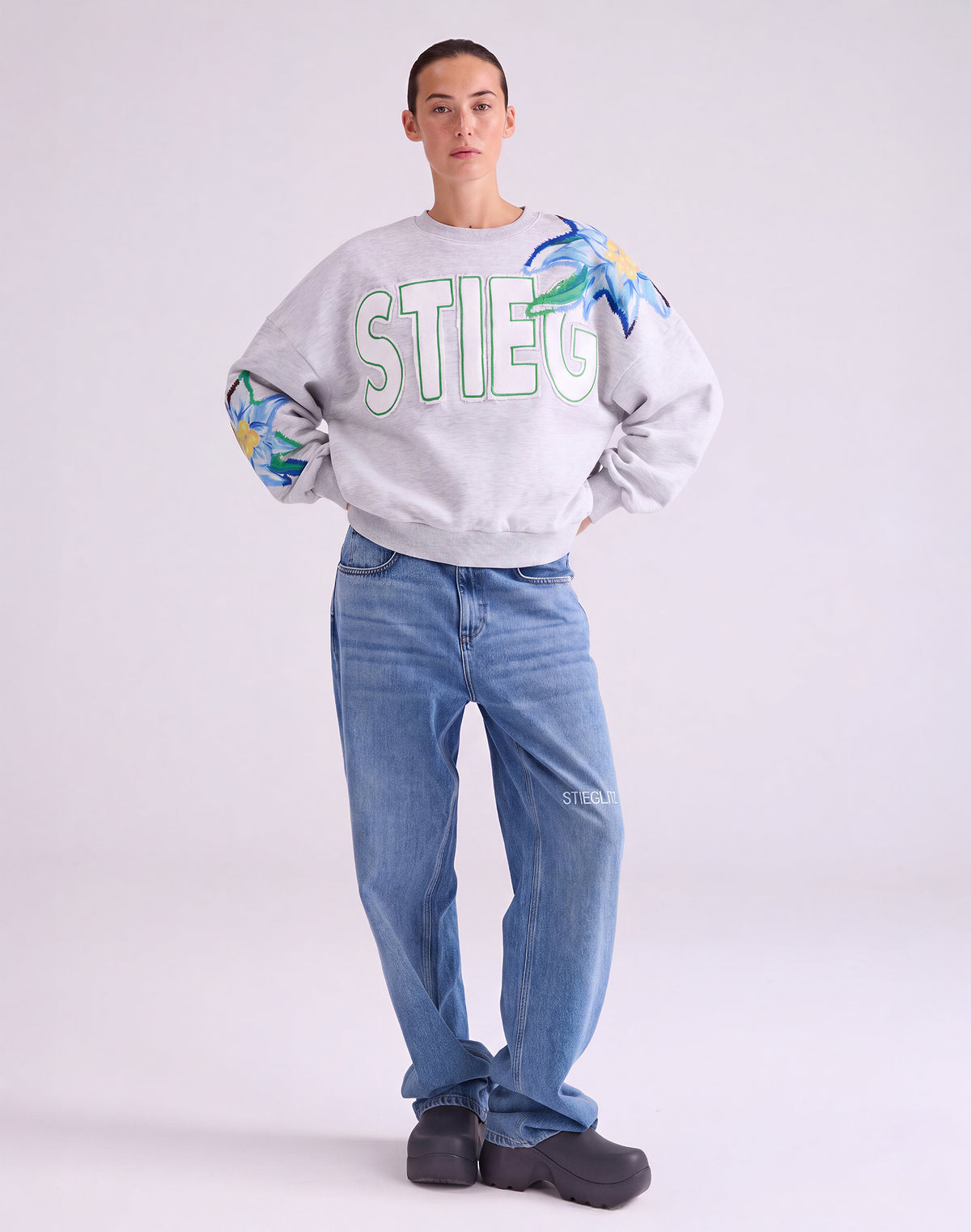 Eliza Oversized Sweater | Grey