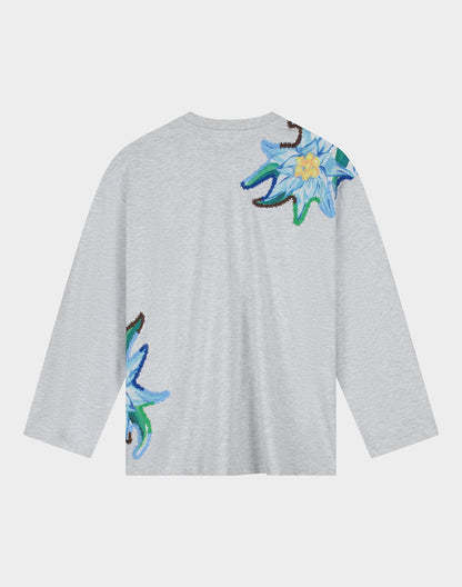 Eliza Wide Skate Longsleeve | Grey