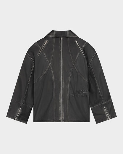 Estee Leather Jacket | Black