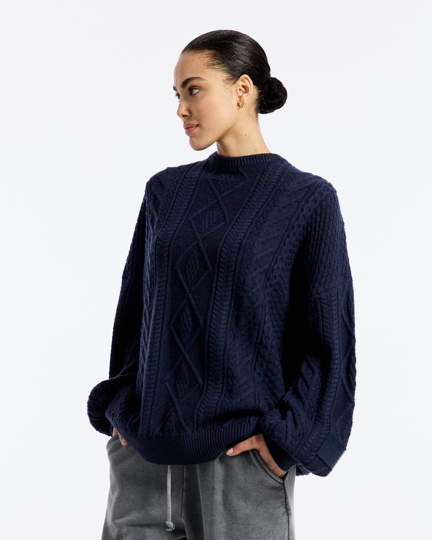 Fauve Knitted Jumper | Blue