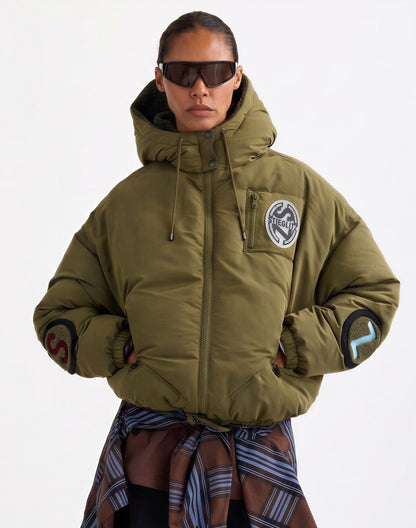 Felice Puffer Jacket | Green