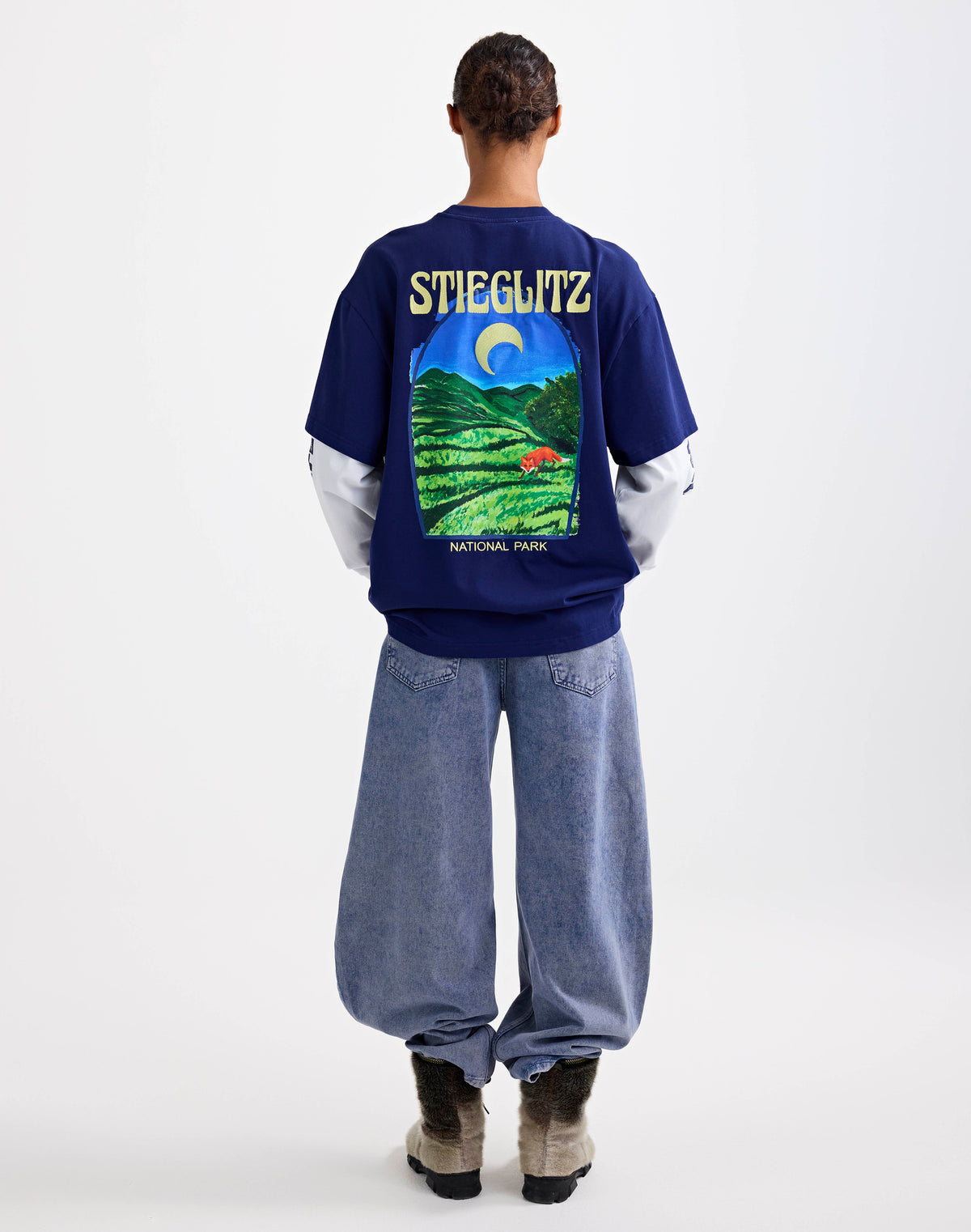 Fiore Wide Skate Longsleeve | Blue