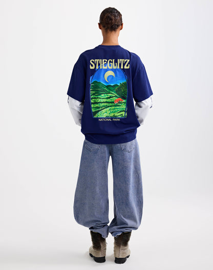 Fiore Wide Skate Longsleeve | Blue