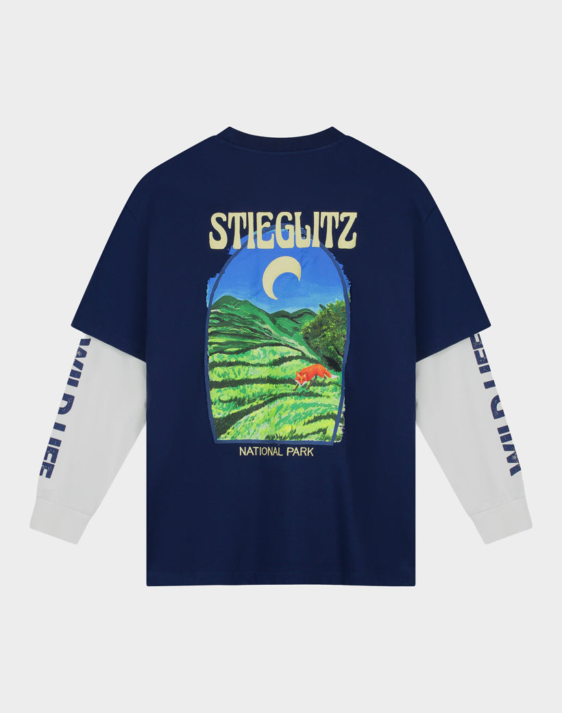 Fiore Wide Skate Longsleeve | Blue