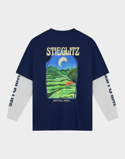 Fiore Wide Skate Longsleeve | Blue