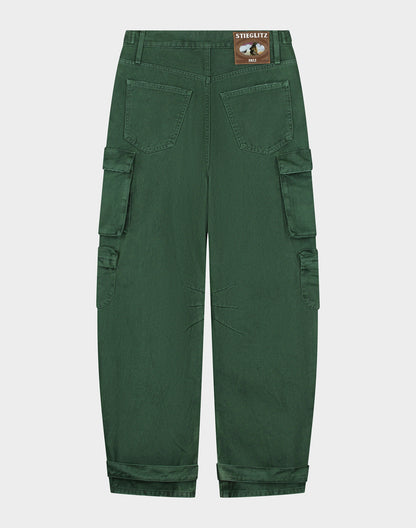 Franca Balloon Cargo Jeans | Green