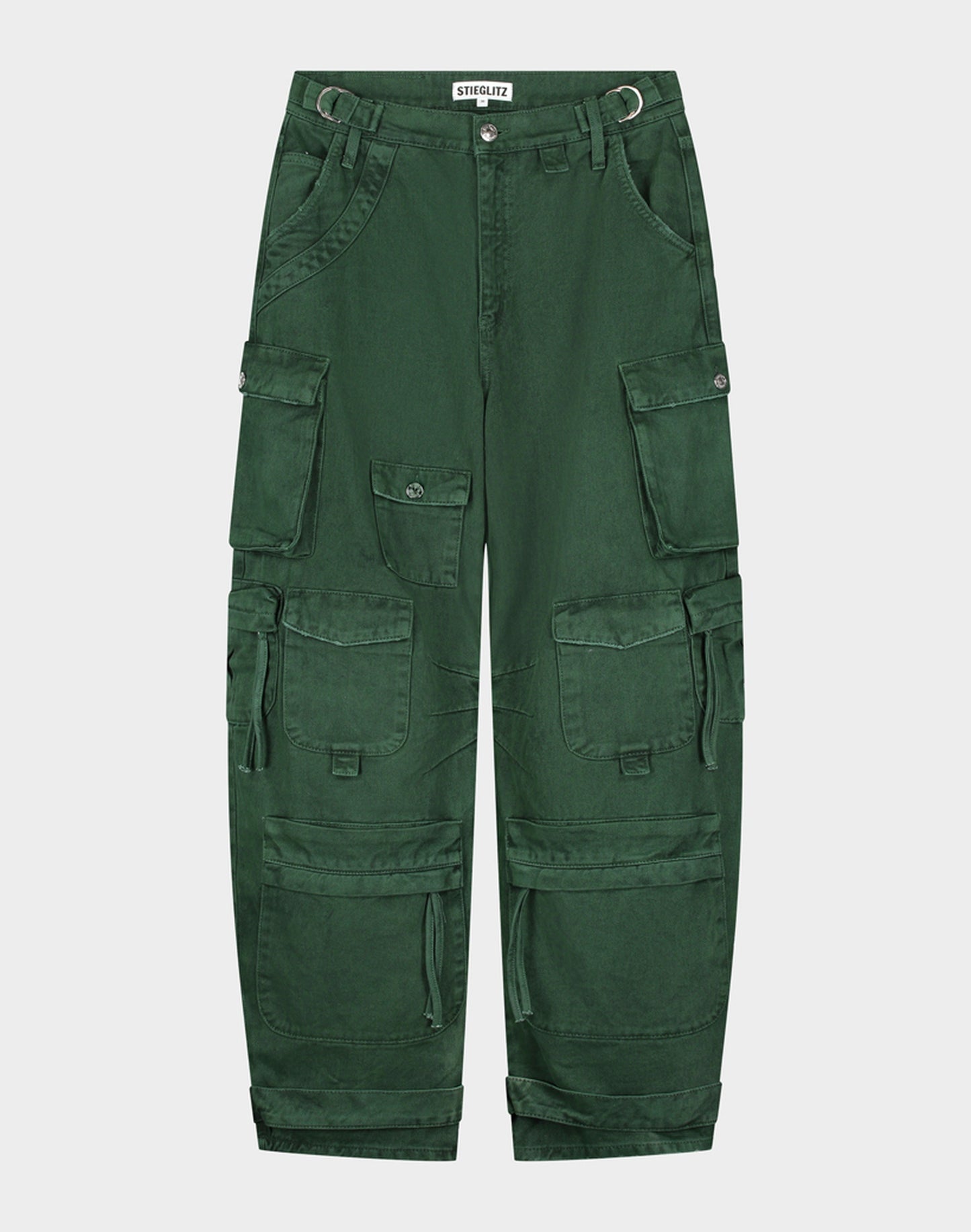 Franca Balloon Cargo Jeans | Green