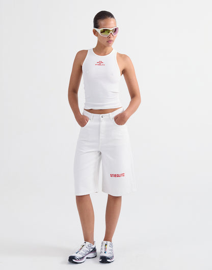 Gomes Singlet | White