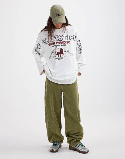 Gineva Wide Skate Longsleeve | Off white