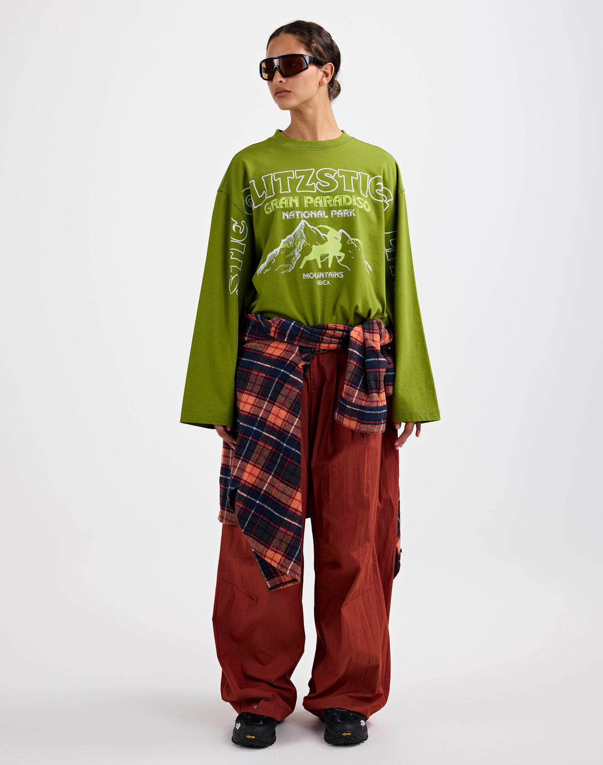 Gineva Wide Skate Longsleeve | Green