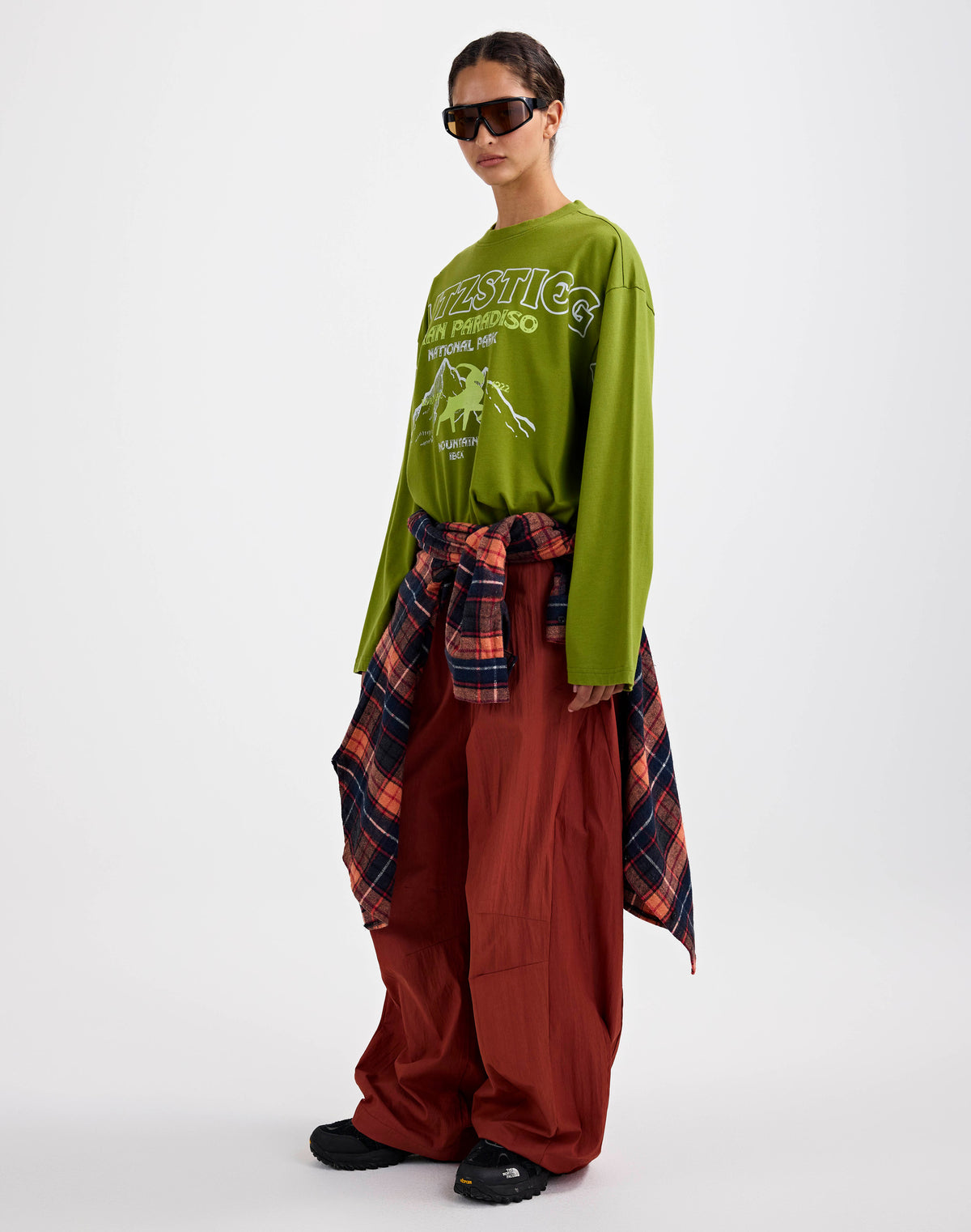 Gineva Wide Skate Longsleeve | Green