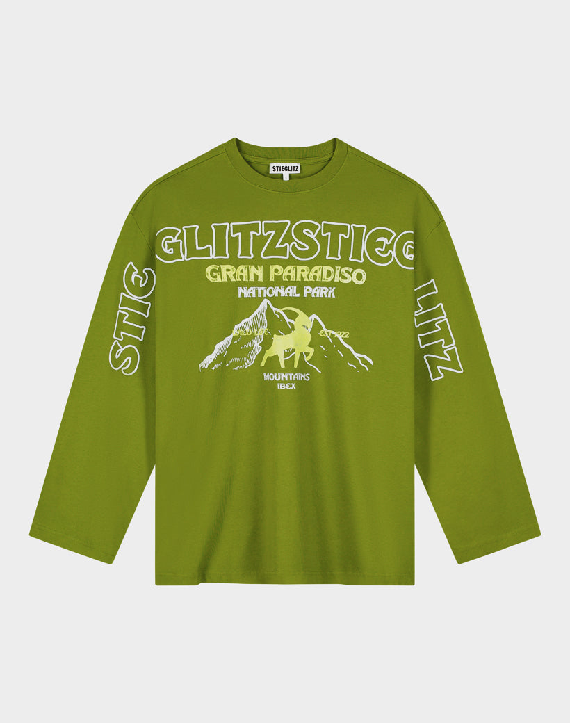Gineva Wide Skate Longsleeve | Green