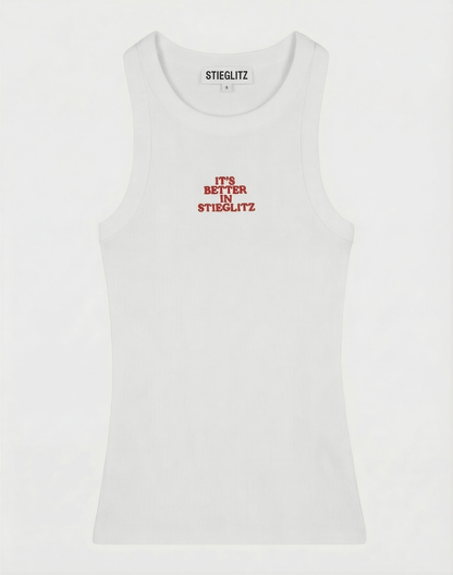 Gomes Singlet | White