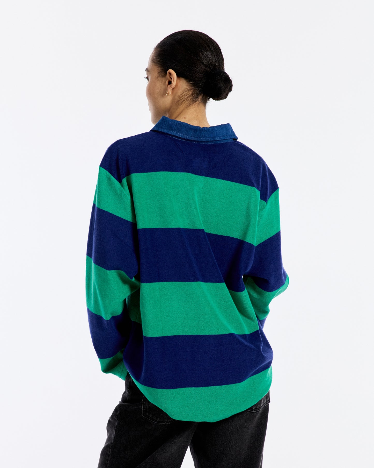 Ines Longsleeve Polo | Blue