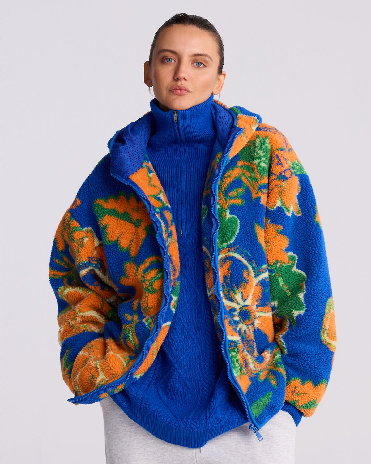 Jacinto Teddy Jacket | Blue