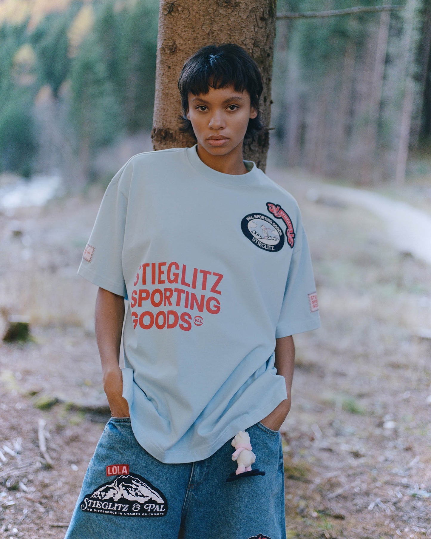 Jaimey Oversized T-shirt | Blue