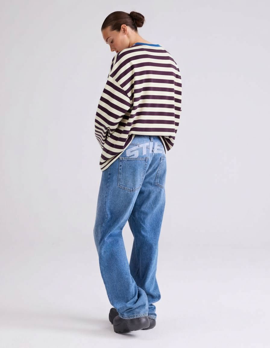 PRE-ORDER Janita Wide Skate Longsleeve | Burgundy