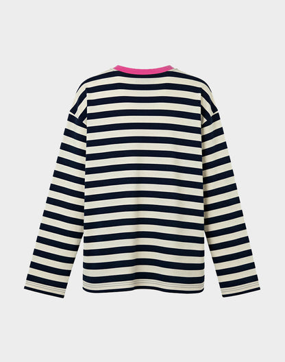 PRE-ORDER Janita Wide Skate Longsleeve | Navy blue